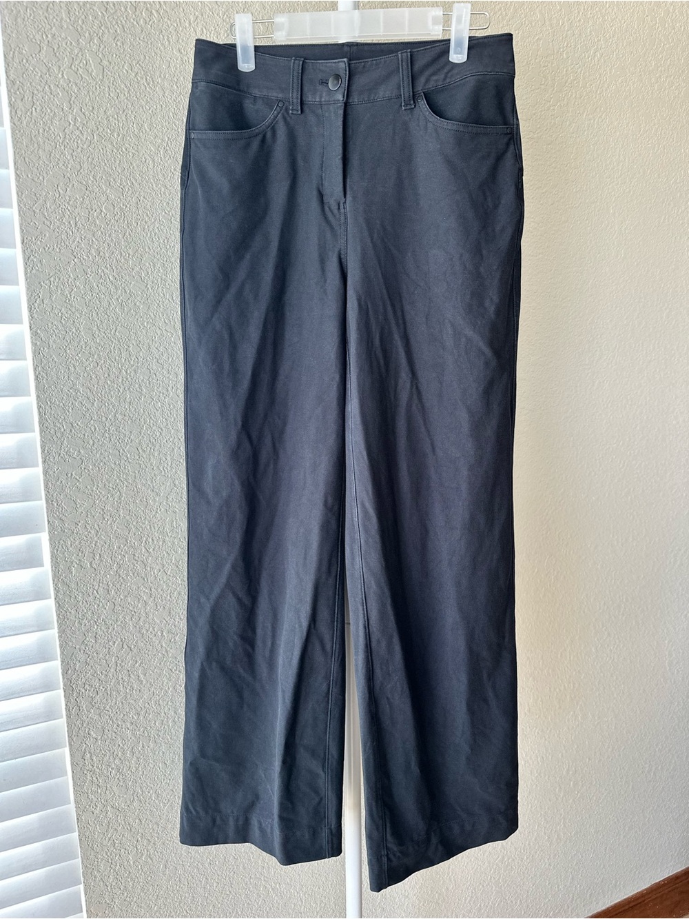 Lululemon city sleek 5 pocket wide leg pants black size 26